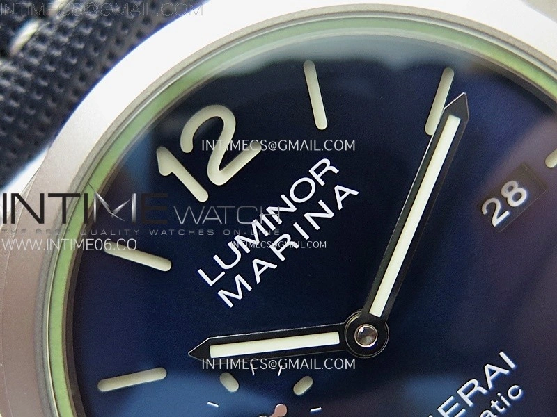 PAM1117 70 Years Ti Case TTF Best Edition Blue Dial on Blue Kevlar Composite Strap P.9010 Clone
